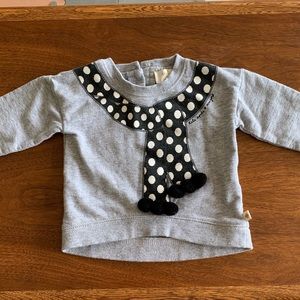 Kate Spade Pom Pom scarf sweatshirt